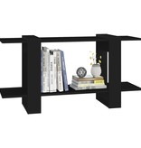 VidaXL Boekenkast 100x30x51 cm bewerkt hout zwart