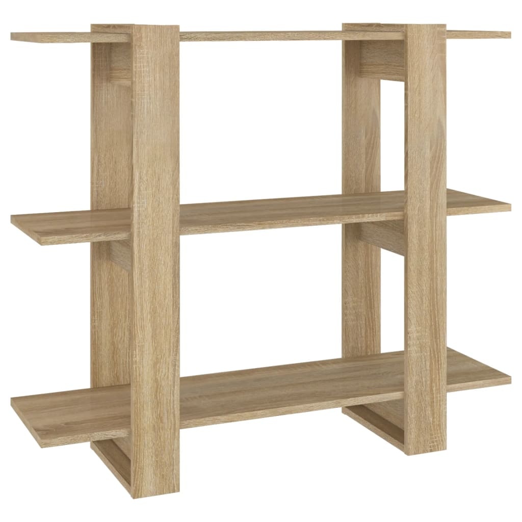 VidaXL Boekenkast/kamerscherm 100x30x87 cm sonoma eikenkleurig