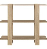VidaXL Boekenkast/kamerscherm 100x30x87 cm sonoma eikenkleurig
