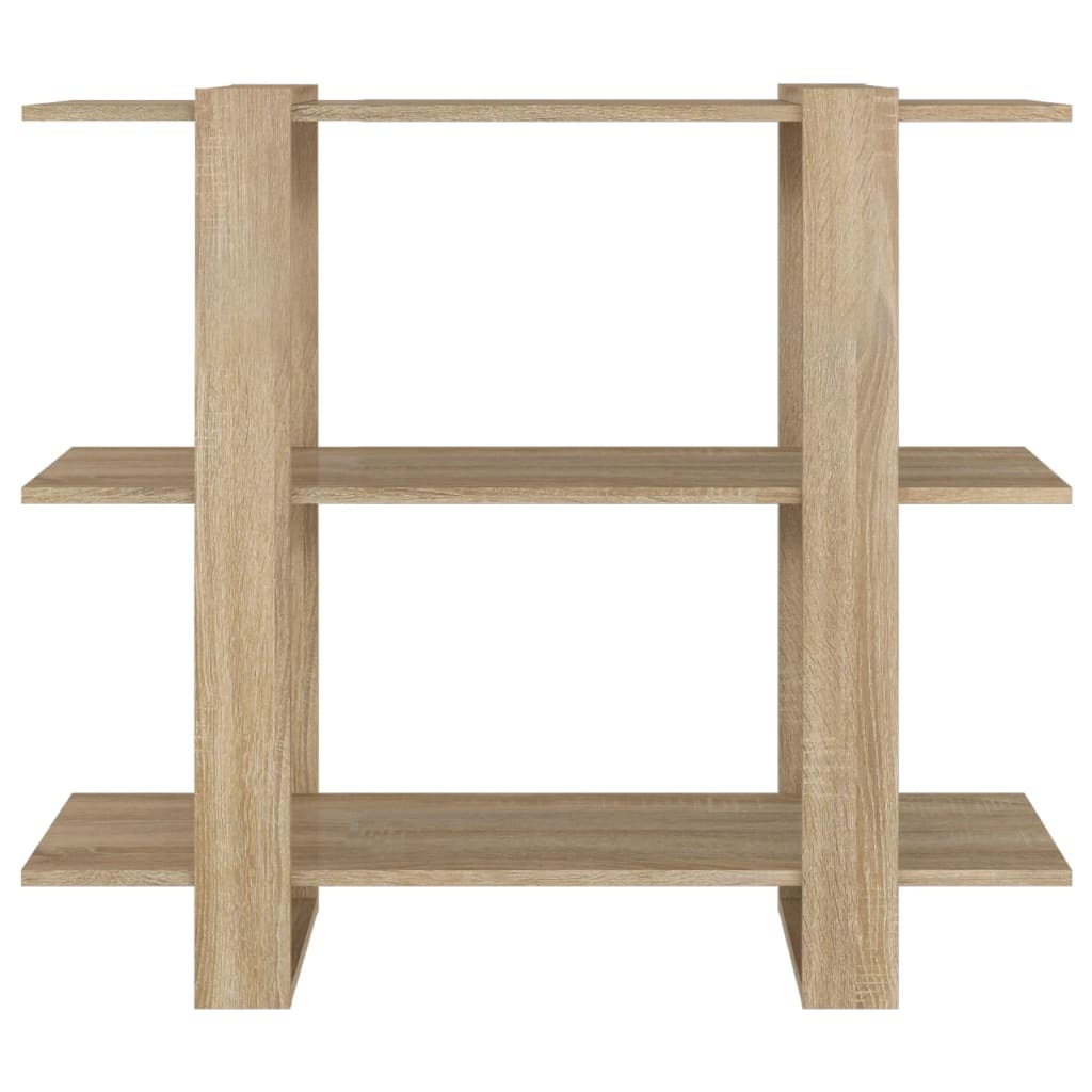 VidaXL Boekenkast/kamerscherm 100x30x87 cm sonoma eikenkleurig