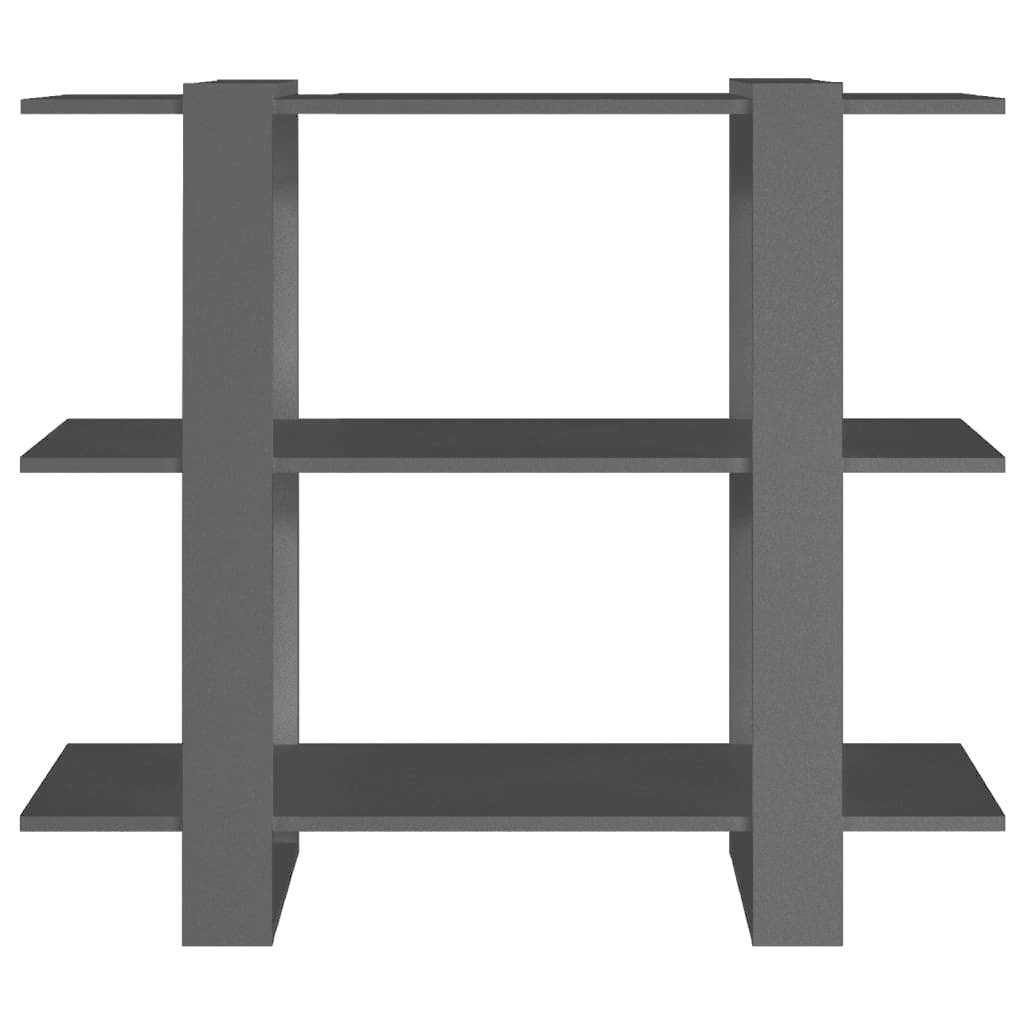 VidaXL Boekenkast/kamerscherm 100x30x87 cm zwart