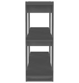 VidaXL Boekenkast/kamerscherm 100x30x87 cm zwart