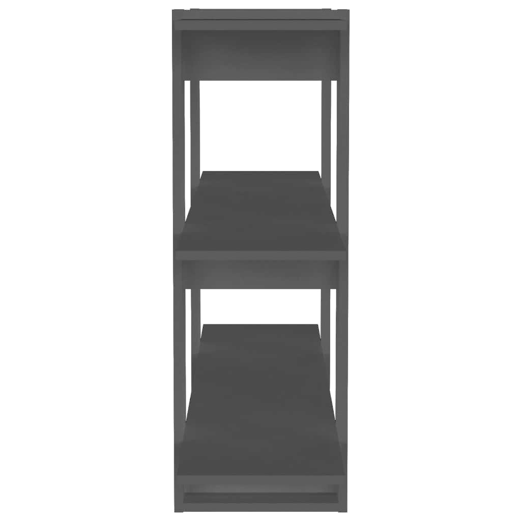 VidaXL Boekenkast/kamerscherm 100x30x87 cm zwart