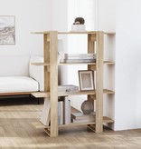 VidaXL Boekenkast/kamerscherm 100x30x123,5 cm sonoma eikenkleurig