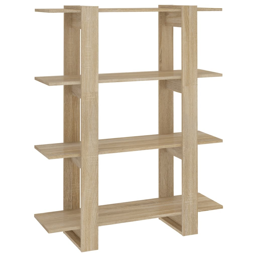 VidaXL Boekenkast/kamerscherm 100x30x123,5 cm sonoma eikenkleurig