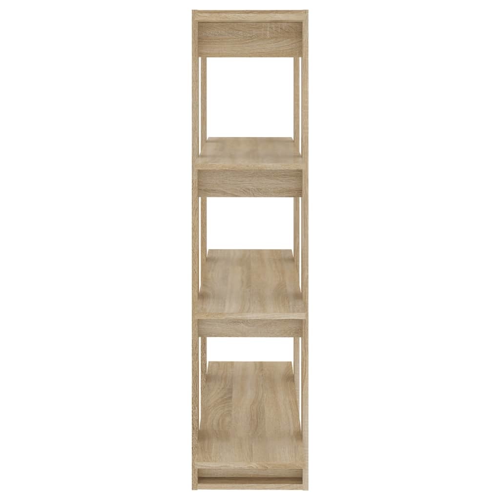 VidaXL Boekenkast/kamerscherm 100x30x123,5 cm sonoma eikenkleurig