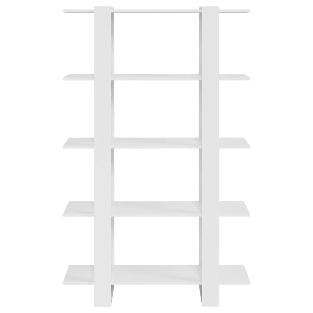 VidaXL Boekenkast/kamerscherm 100x30x160 cm hoogglans wit