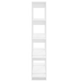 VidaXL Boekenkast/kamerscherm 100x30x160 cm hoogglans wit