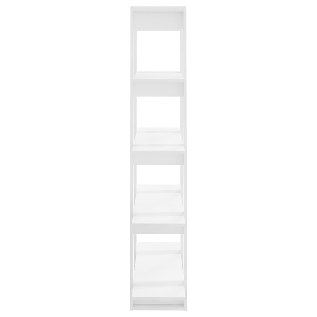 VidaXL Boekenkast/kamerscherm 100x30x160 cm hoogglans wit