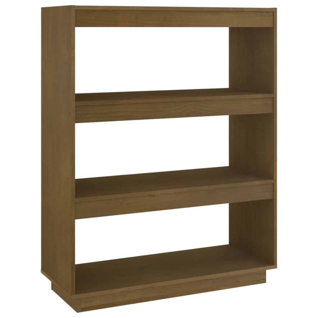 vidaXL Boekenkast/kamerscherm 80x35x103 cm grenenhout honingbruin