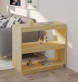 vidaXL Boekenkast 80x35x71 cm massief grenenhout