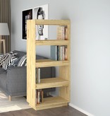 vidaXL Boekenkast/kamerscherm 60x35x135 cm massief grenenhout