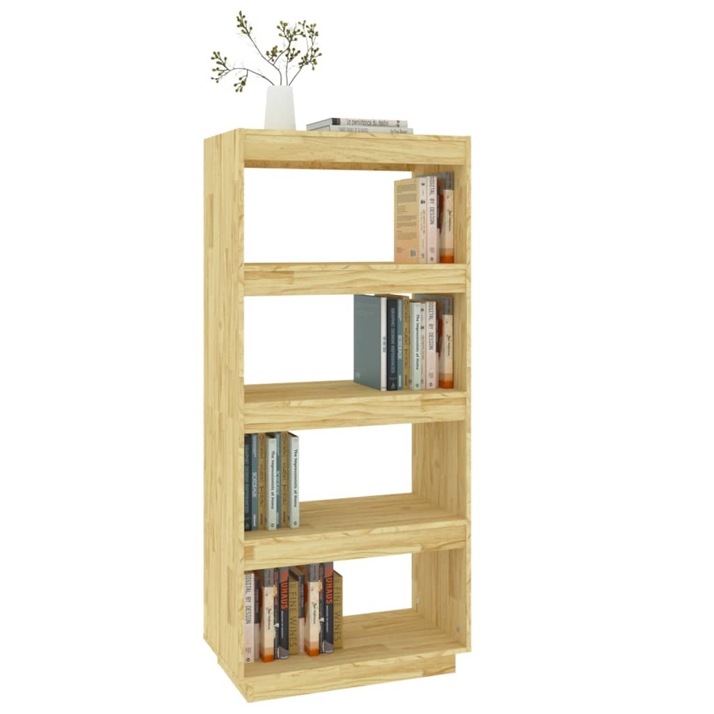 vidaXL Boekenkast/kamerscherm 60x35x135 cm massief grenenhout