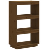 vidaXL Boekenkast/kamerscherm 60x35x103 cm grenenhout honingbruin