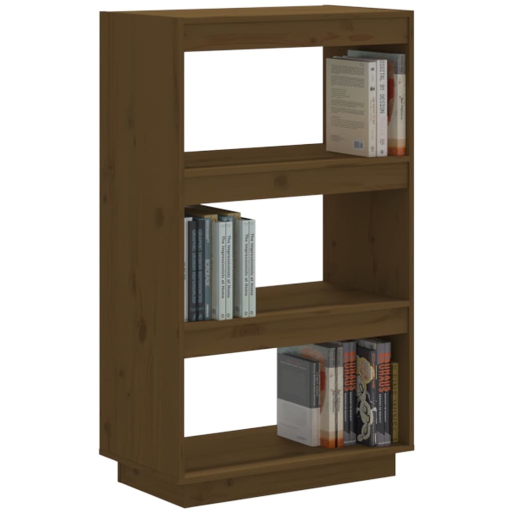 vidaXL Boekenkast/kamerscherm 60x35x103 cm grenenhout honingbruin