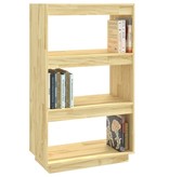 vidaXL Boekenkast/kamerscherm 60x35x103 cm massief grenenhout