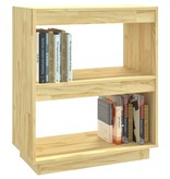 vidaXL Boekenkast 60x35x71 cm massief grenenhout