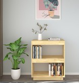 vidaXL Boekenkast 60x35x71 cm massief grenenhout