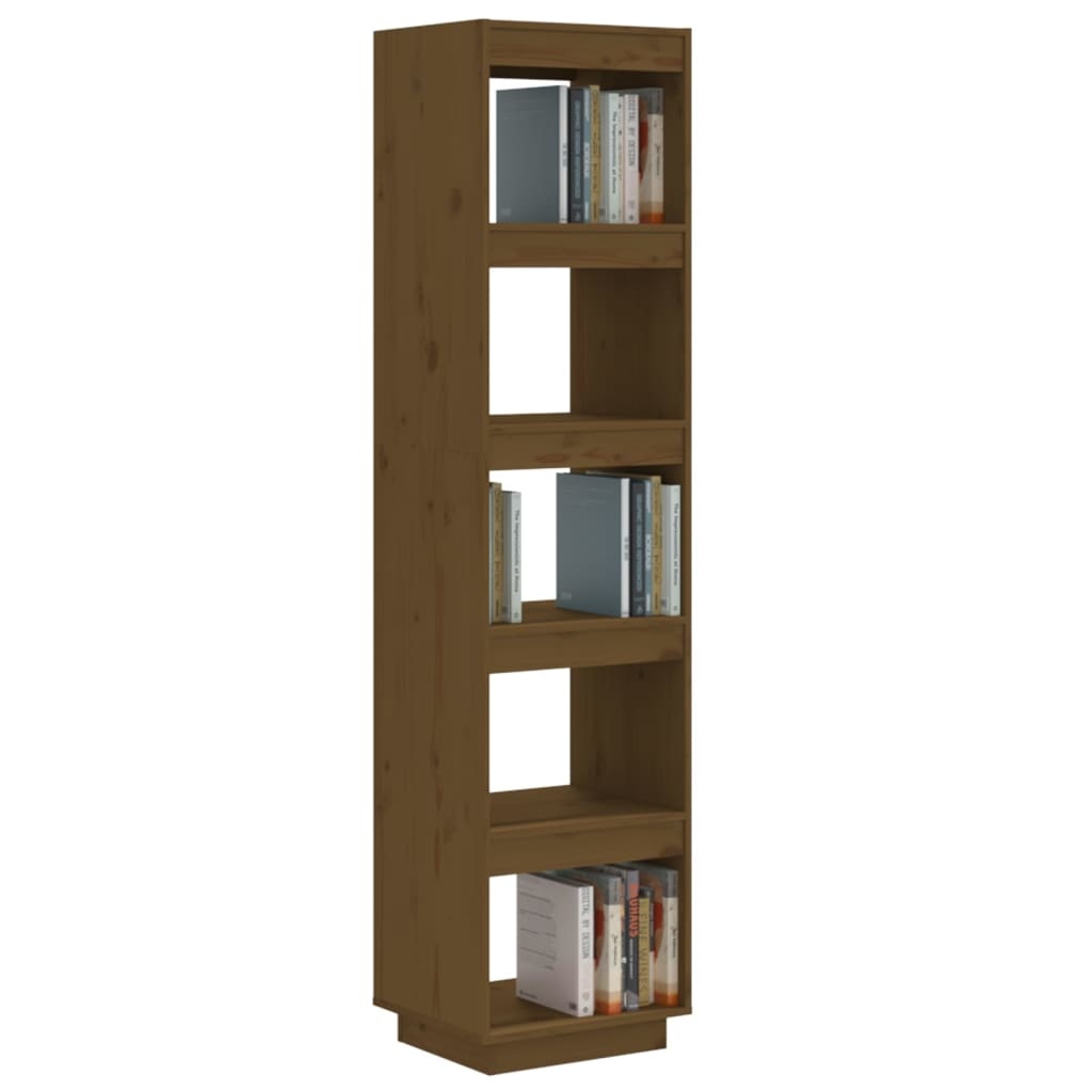 vidaXL Boekenkast/kamerscherm 40x35x167 cm grenenhout honingbruin