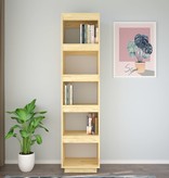 vidaXL Boekenkast/kamerscherm 40x35x167 cm massief grenenhout