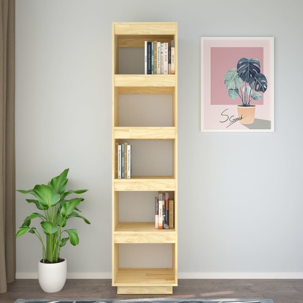 vidaXL Boekenkast/kamerscherm 40x35x167 cm massief grenenhout