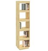 vidaXL Boekenkast/kamerscherm 40x35x167 cm massief grenenhout