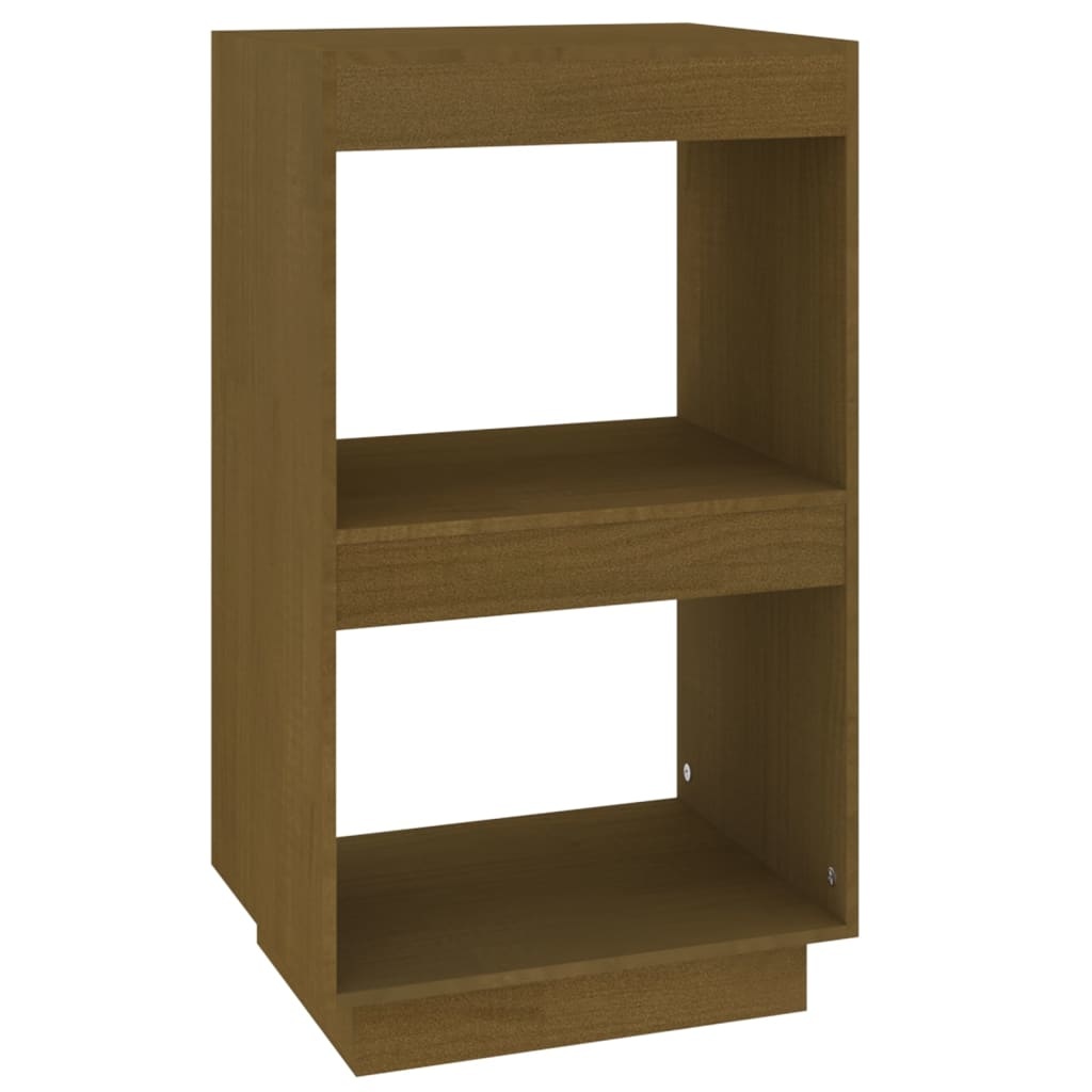 vidaXL Boekenkast 40x35x71 cm massief grenenhout honingbruin