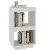 vidaXL Boekenkast 40x35x71 cm massief grenenhout wit