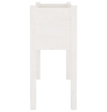 VidaXL Plantenbak 70x31x70 cm massief grenenhout wit