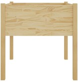 VidaXL Plantenbakken 2 st 70x70x70 cm massief grenenhout