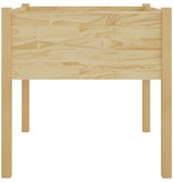 VidaXL Plantenbak 70x70x70 cm massief grenenhout