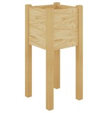 VidaXL Plantenbak 31x31x70 cm massief grenenhout