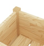 VidaXL Plantenbak 31x31x70 cm massief grenenhout
