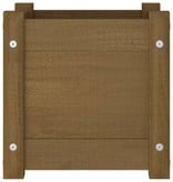 VidaXL Plantenbak 31x31x31 cm massief grenenhout honingbruin