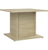 VidaXL Salontafel 55,5x55,5x40 cm spaanplaat sonoma eikenkleurig