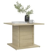 VidaXL Salontafel 55,5x55,5x40 cm spaanplaat sonoma eikenkleurig