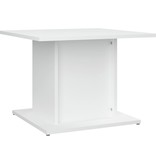 vidaXL Salontafel 55,5x55,5x40 cm spaanplaat wit