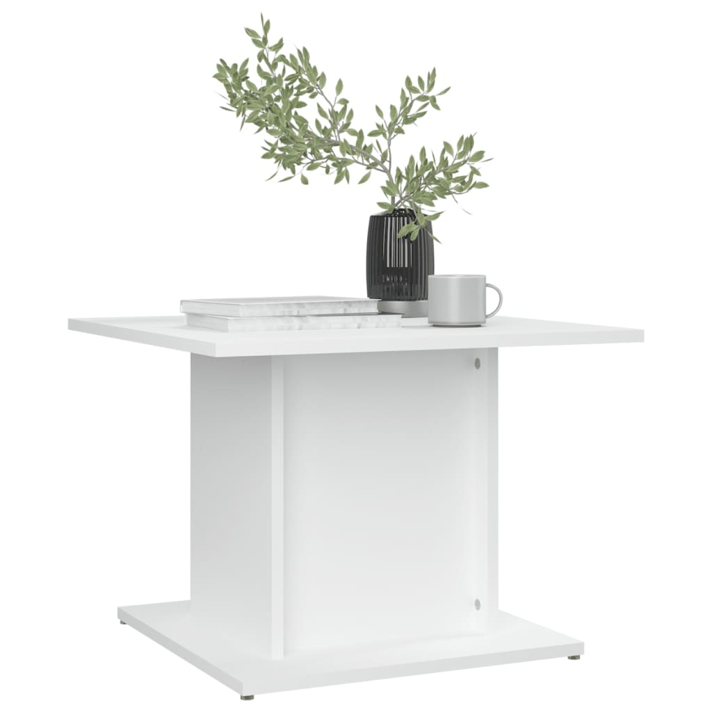 VidaXL Salontafel 55,5x55,5x40 cm spaanplaat wit