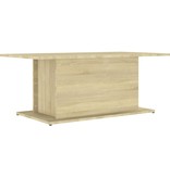 vidaXL Salontafel 102x55,5x40 cm spaanplaat sonoma eikenkleurig