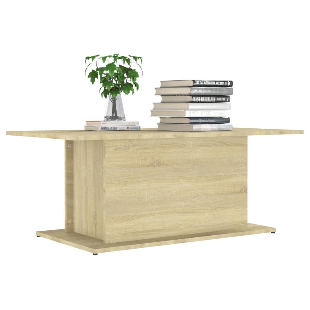VidaXL Salontafel 102x55,5x40 cm spaanplaat sonoma eikenkleurig