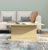 VidaXL Salontafel 102x55,5x40 cm spaanplaat sonoma eikenkleurig
