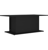 vidaXL Salontafel 102x55,5x40 cm spaanplaat zwart