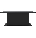 VidaXL Salontafel 102x55,5x40 cm spaanplaat zwart