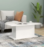 VidaXL Salontafel 102x55,5x40 cm spaanplaat wit