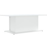 VidaXL Salontafel 102x55,5x40 cm spaanplaat wit