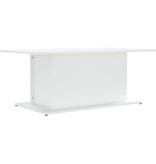 vidaXL Salontafel 102x55,5x40 cm spaanplaat wit