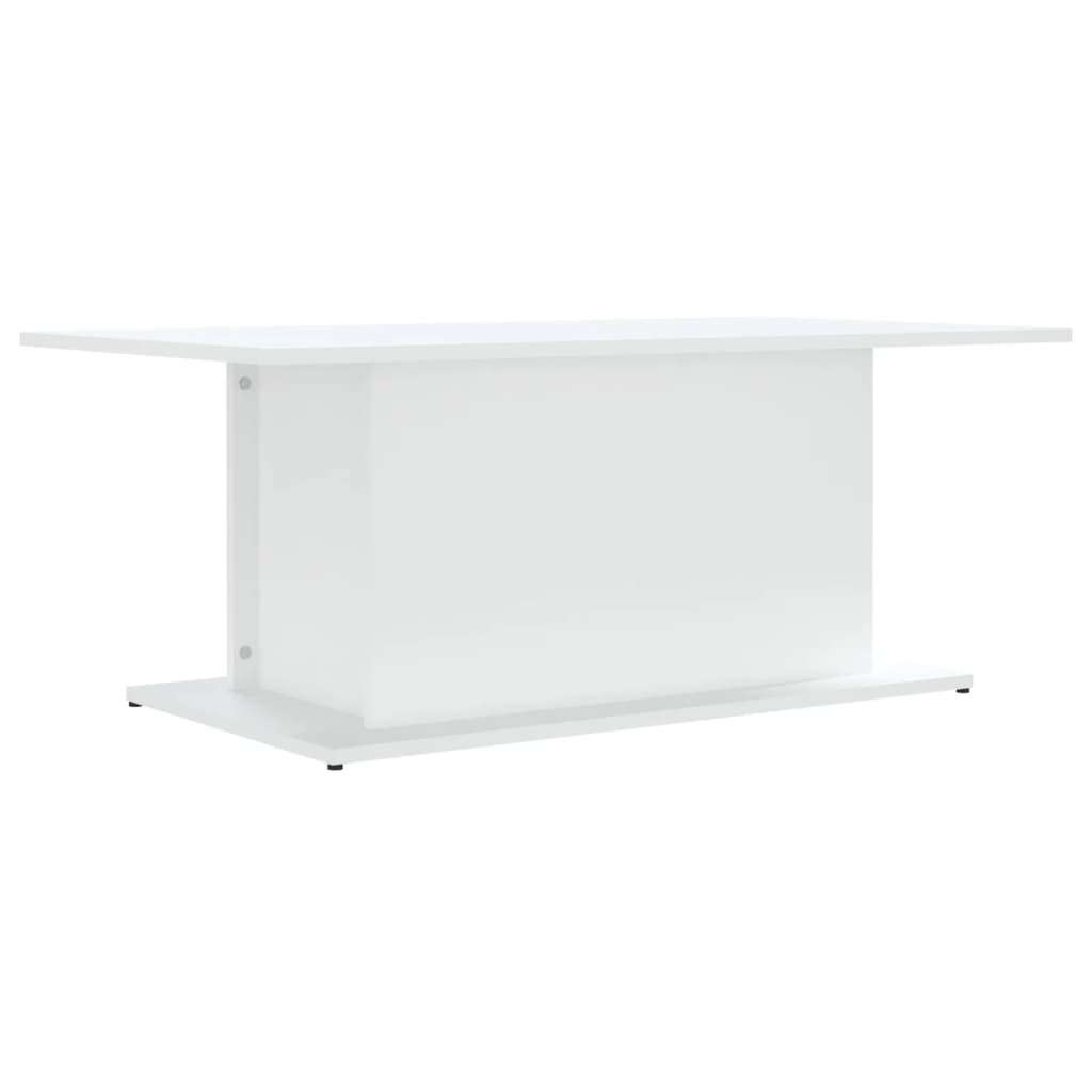 vidaXL Salontafel 102x55,5x40 cm spaanplaat wit