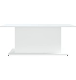 vidaXL Salontafel 102x55,5x40 cm spaanplaat wit