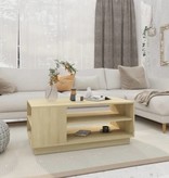 VidaXL Salontafel 102x55x43 cm spaanplaat sonoma eikenkleurig