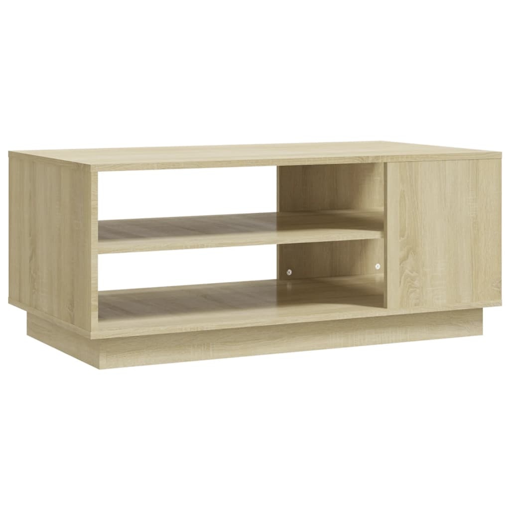 VidaXL Salontafel 102x55x43 cm spaanplaat sonoma eikenkleurig